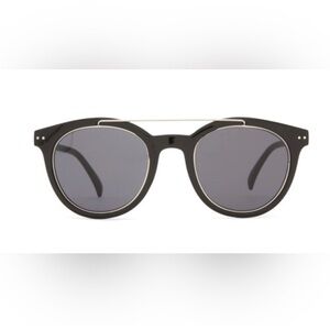 Linda Farrow round sunglasses.